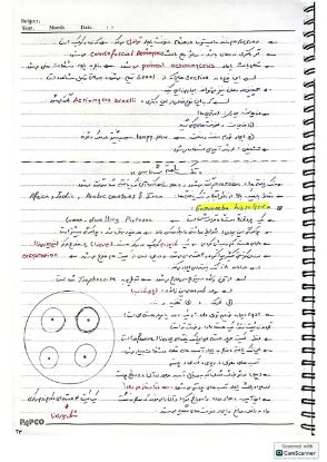 تصویر  انگل شناسی >>> مبحث تک یاخته (کد 13012)